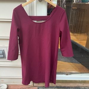 Red Long Sleeve Dress